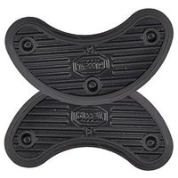 Antislip Rubber Shoes Sole Heel Plate Taps Repair Tips Supplies Black - Black, 56x24mm