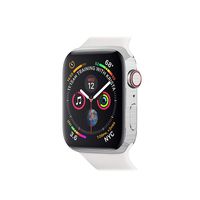 MightySkins Skin Compatible with Apple Watch Series 4 & 5 40mm - Cold Steel | Protective, Durable, and Unique Vinyl Decal Wrap Cover | Easy to Apply, Remove, and Change Styles | Made in The USA