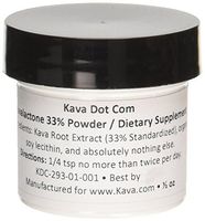 KavaDotCom Powdered Kavalactone 33% Kava Kava Extract | Kona Kava Root Drink For Sleep Support, Relaxation, Stress and Anxiety Relief | Strong Instant All Natural Kava Kava Supplement