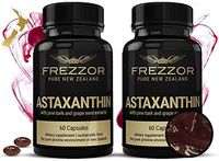 FREZZOR ASTAXANTHIN Black, Astaxanthin 12mg Supplement, Concentrated Carotenoid Antioxidant Oil for Anti-Aging, Cardiovascular Health, Immune System Boost, Vision, 2 Bottles