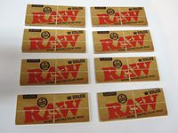 Raw Natural King Size Cigarette Rolling Papers (8)