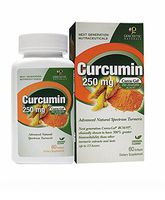 Genceutic Naturals Curcumin Organic Raw Dietary Supplement Vegetarian Vegan Gluten Free Non GMO Ideal for healthy Immune Brain Cellular Liver Cardiovascular Function - 250mg (60 Capsules)