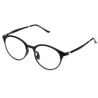 Cyxus Blue Light Blocking Glasses for Kids, Anti Eyestrain Protect Eyesight Computer Eyewear Metal Rectangular Frame (8066T02, Matte Black)