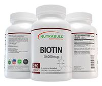 NutraBulk Biotin 10,000 mcg 250 Count