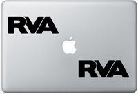 Rva Richmond Virginia ArcDecals78603284 Set Of Two (2x) , Decal , Sticker , Laptop , Ipad , Car , Truck