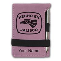 Mini Notepad, Hecho en Jalisco, Personalized Engraving Included (Pink)