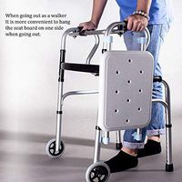 XIAOXIAO Forearm Walker Alker, Foldable and Adjustable Height, Outdoor Training for The Elderly