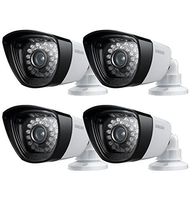 (Set of 4) Samsung Sdc-7340 BC 960h High Resolution Security Camera W/O Cables