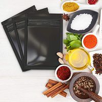 60 Smell Proof Bags Gold Mylar Bags (6 X 9 Inches) Ziplock Stand Up Airtight Zipper Pouches Food Storage Resealable Heat Sealable Travel Safe For Coffee Beans Scent Proof Airtight Bonus(4X2.5)10 Pack