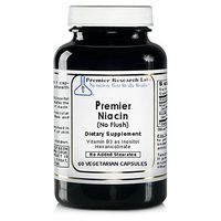 Premier Niacin (no Flush), 60 Capsules, Vegan Product - Vitamin B3 as Inositol Hexanicotinate