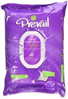 Prevail Quilted Cotton Adult Disposable Large (12" x 8") Washcloths with Lotion 48 CT (2 Packs)