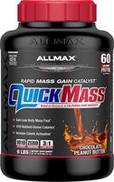 ALLMAX Nutrition QuickMass Rapid Mass Gain Catalyst, Peanut Butter Chocolate, 6 lbs