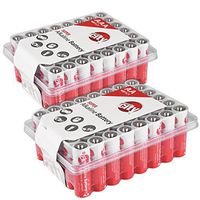 Essential Circuit City 48 AA & 48 AAA High Performance Alkaline Batteries (96 Total)