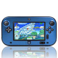 TNP Wii U Gamepad Case (Blue) - Plastic + Aluminium Full Body Protective Snap-on Hard Shell Skin Case Cover for Nintendo Wii U Gamepad Remote Controller