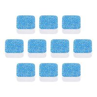 CreazyBee Washer Machine Cleaner, Washing Machine Cleaner, Descaler Deep Cleaning Remover Deodorant Durable, Finally Fresh Cleaning Sheet (Blue, 10PC)