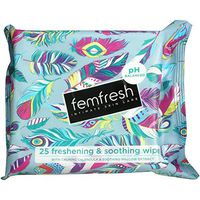 Femfresh 6 X Intimate Hygiene 25 Large Feminine Freshness Wipes
