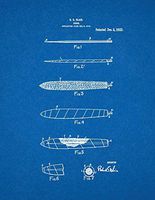 Cigar Patent Print Black Matte (13" x 19") M13296