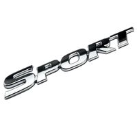 TK-KLZ 3D Metal SPORT Premium Car Side Fender Rear Trunk Emblem Badge Decals for JEEP BMW Dodge Mercedes Benz Chrysler Toyota Honda Nissan Kia Chevrolet Ford VW