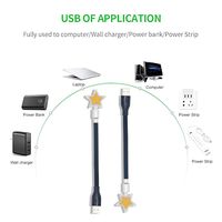 Ubanner USB led Light,Mini USB LED Lamp, Computer Keyboard Light for Laptop, Portable Night Light or Reading Lamp,Star Shape(2 Pack)