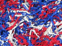 6oz Bag U Choose Size RED White RYL Blue Gift Basket Shred Crinkle Paper Filler Bedding nfLG -1640