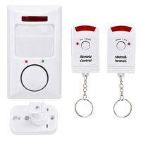 Infrared Sensor Alarm, VBESTLIFE Wireless PIR Motion Detector Home Security Alert System with 105dB Siren and 2 Remote Control