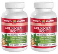 Organic goldenseal Root Powder - GOLDENSEAL Root Extract - Reduce Anxiety and Tension (2 Bottles)
