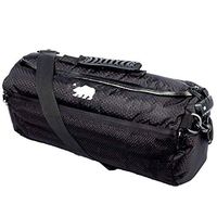 Cali Crusher 100% Smell Proof Duffle Bag w/Combo Lock (Black/White, 16")