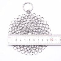 Fineday Pot Brush, Stainless Steel 316 Cast Iron Cleaner Brush Scrubber for Cast Iron Pan Cast A, Kitchen，Dining & Bar HotSales (A)