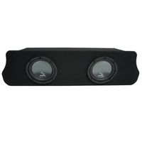 Compatible with 1994-2004 Ford Mustang Coupe Harmony R124 Dual 12" Custom Sub Box Enclosure New