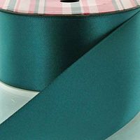 3" Teal Double Faced Satin Ribbon 3yd