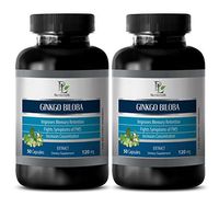 Antioxidant Powder - Ginkgo BILOBA Leaf Extract 120MG - Ginkgo biloba Weight Loss - 2 Bottle 100 Capsules