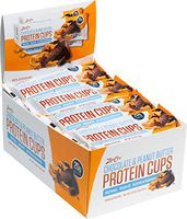 ZenEvo Chocolate Peanut Butter Protein Cups – Balanced Macros – No Sugar Spike – High Protein – Gluten Free Meal Replacement, 12 Count Box
