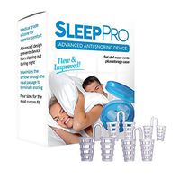 SleepPro Anti Snoring Nose Vents - Top Rated Anti Snore Device - The Snoring Solution That Is 100% Natural, Simple, And Effective - Stop Snoring Instantly The Healthy Way!
