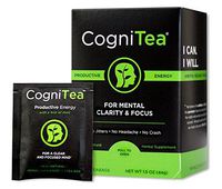 CogniTea Productive Energy Tea for Mental Clarity and Focus made with L-Theanine, 20 Count