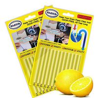 Sidith Drain Cleaner Sticks, Sink Deodorizer (24 Pcs), Sink Freshener to Keep Odor Free As Seen On TV for Bathroom, Kitchen, Toilet, Shower drain (Lemon)
