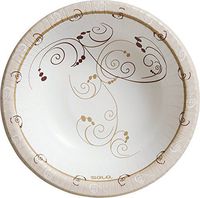 Solo HB12-J8001 12 oz Symphony Paper Bowl, Heavy Weight (Case of 1000)