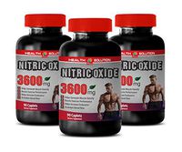 Muscle Booster Supplement - Nitric Oxide Muscle Pump 3600MG - Extreme Strength, Endurance & Recovery - l-arginine libido - 3 Bottles 270 Caplets