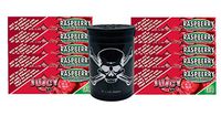 Herb Airtight Container Fresh Kettle with Juicy Jay's Raspberry 1.25 Flavored Hemp Rolling Papers 10 Count DC Crafts Nation- Jolly Roger