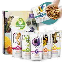 LEMONKIND Purify and Debloat 1 Day Hybrid Cleanse for Healthy Weight Loss Jumpstart, Improved Digestion & Increased Energy – Vegan, Non-GMO & Gluten-Free (Juice + Chewy Superfruit Combo) - 8 Pack