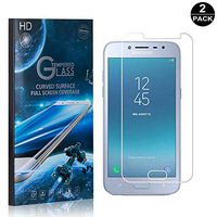 Bear Village Screen Protector for Galaxy J2 Pro 2018, Anti Scratch, Anti Fingerprint Tempered Glass Screen Protector Film for Samsung Galaxy J2 Pro 2018, 2 Pack