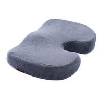 Memory Foam Coccyx Orthopedic Cushion Office Chair Seat Pain Relief Pillow Gray