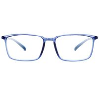 DUCO Blue Light Blocking Glasses Superlight Eyeglasses Frame Anti Blue Ray Computer Gaming Glasses 306 (Transparent Blue)