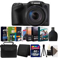 Canon PowerShot SX420 is 20MP 4X Optical Zoom Digital Camera Black + Photo Expert Editor Software Bundle