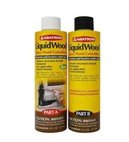 Abatron LiquidWood Kit Epoxy Wood Consolidant 6 oz each, Part A & B