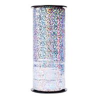 Amosfun 100Yard Curling Ribbon Roll Balloon DIY Silver Strings for Party Decoration Christmas Festival Wedding