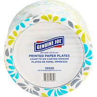 Genuine Joe Paper Plates, 9" (10320)