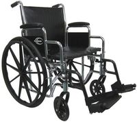 Karman Extra Wide Wheelchair with Heavy Duty Upholstery, 26" Seat