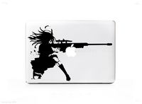 Sniper Girl - Sticker Decal For MacBook Pro