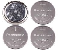 4-Pcs - Panasonic CR1620 (Prepackaging) 3v Lithium Coin Cell Battery