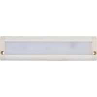Morris Products LED Dimmable Under Cabinet Light - 18" Dual Hardwire, Plug-in - Brushed Aluminum - 5 LED, 8 Watts, 389 Lumens - Energy Efficient - for Lighting Work Surfaces, Kitchen Counter Tops